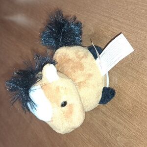 Ganz Horse Adorable Brown and Black Plush Horse Toy With Sound